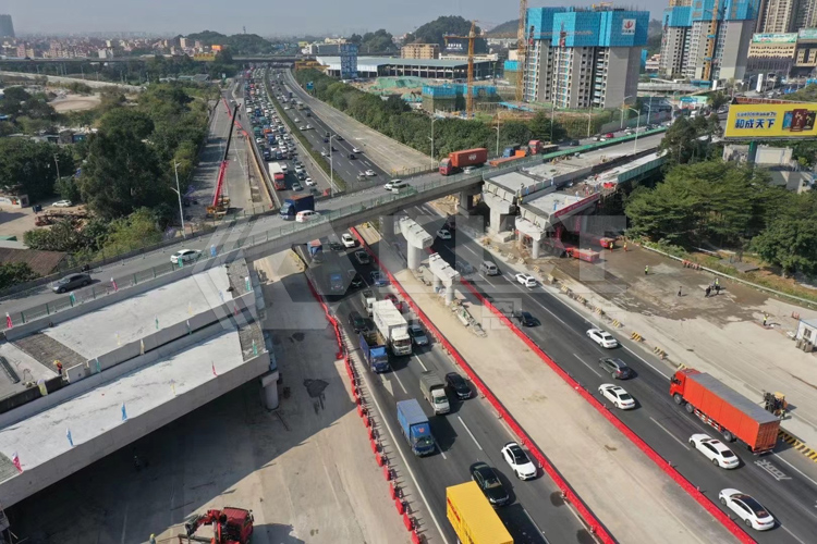 跨公路橋梁精確定位