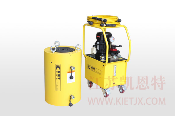 電動(dòng)液壓泵站配套雙作用大噸位液壓千斤頂【2.2KW、手動(dòng)換向閥】